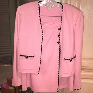 St John knit skirt suit